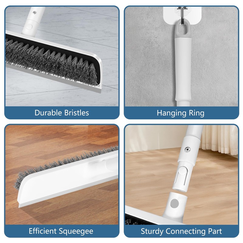 SetSail Floor Scrub Brush with 48-Inch Long Adjustable Handle 2