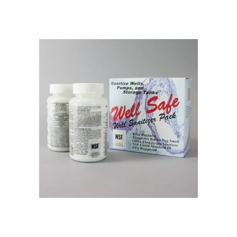Well-Safe C21000 Well Sanitizer Pack (2x 8 oz. Bottles)