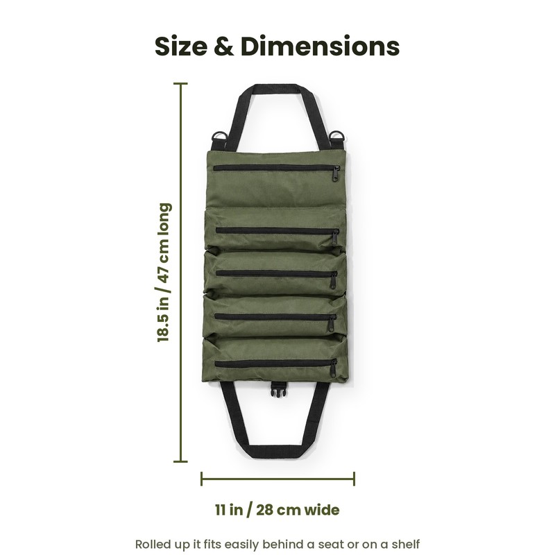 Heavy Duty Roll Up Tool Bag – Oxford Fabric Tool