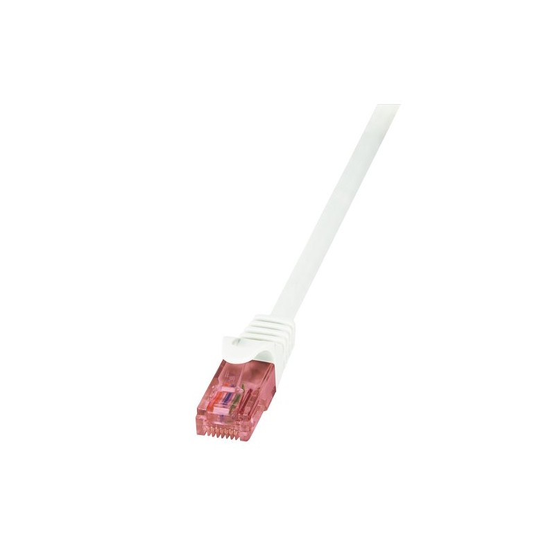 Logilink CQ2111U CAT6 U/UTP Patch Kabel PrimeLine AWG24 LSZH weiß