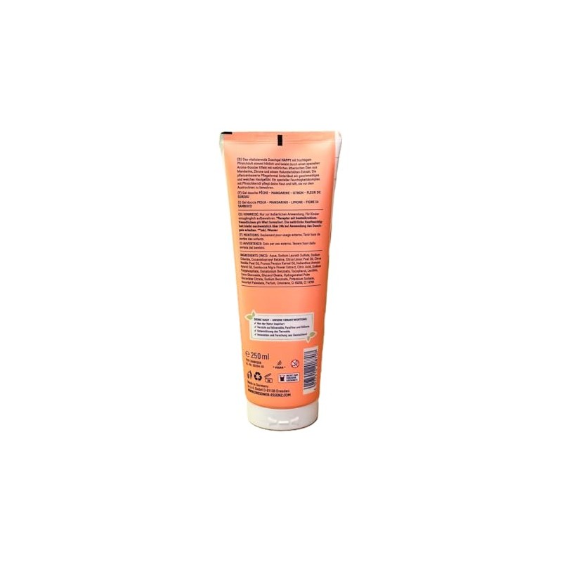 Dresdner Essenz Aroma Booster Happy Vegan Shower Gel 2 x