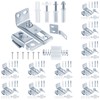 Tandefio 12 Pack Bifold Door Hardware Kits Closet Door Repair