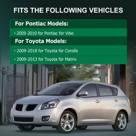 SCITOO Engine Motor Mount Transmission Mount Set Compatible with 2009-2010 for Pontiac for Vibe 2009-2018 for Toyota for Corolla 2009-2013 for Toyota for Matrix,OE A62015 A62023 A62027 A62039