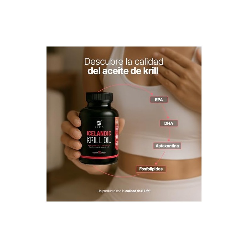 B Life Aceite de Krill Alto en EPA y DHA