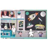 20 Pc Space Playset- Magnetic Puzzle, Doodle Board, Magnetic Pieces