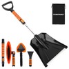 COMOWARE Extendable Snow Brush for Car, Ice Scrapers for Car