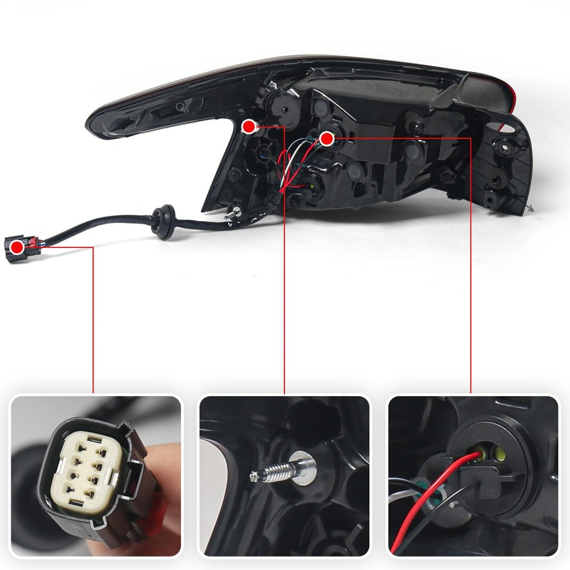 Huray Right Halogen Tail Light Fit for Chevy Trax 2024