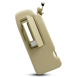 PNYZIK Beige Driver Left Side Illuminated Sun Visor with Makeup Mirror Fit for Honda CRV CR-V 2017-2022 Replace 83280-TLA-A62 83280-TLY-H11ZB 83280TLAA62 83280TLYH11ZB