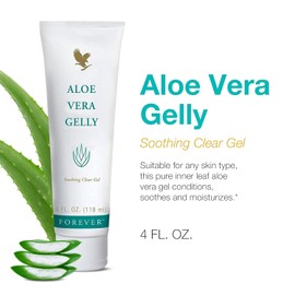Aloe Vera Gelly 4 fl. oz. 100% stabilized aloe vera gel