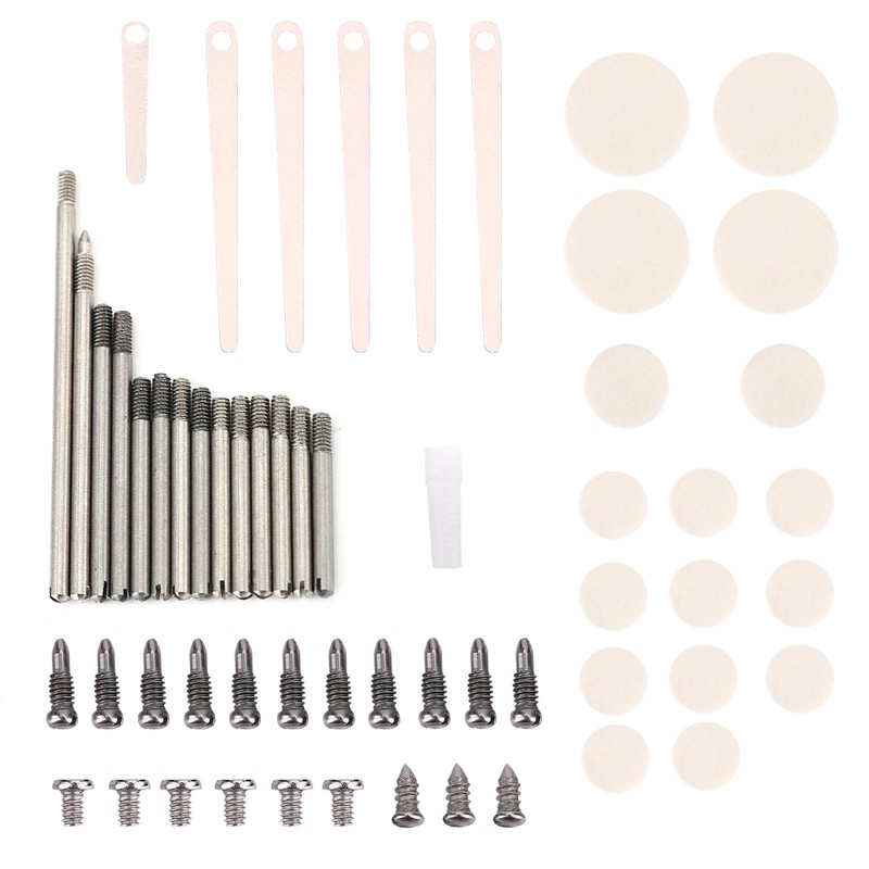 Metal Clarinet Reparing Maintenance Parts Screws Pads Tools Kit Clarinets