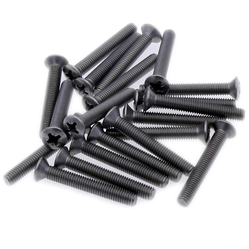 M4 (4mm x 12mm) Pozi Raised Countersunk Machine Screw (Bolt)