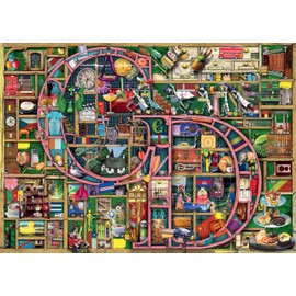 Ravensburger Colin Thompson - Awesome Alphabet C & D 1000 Piece Jigsaw Puzzle for Adults & for Kids Age 12 and Up