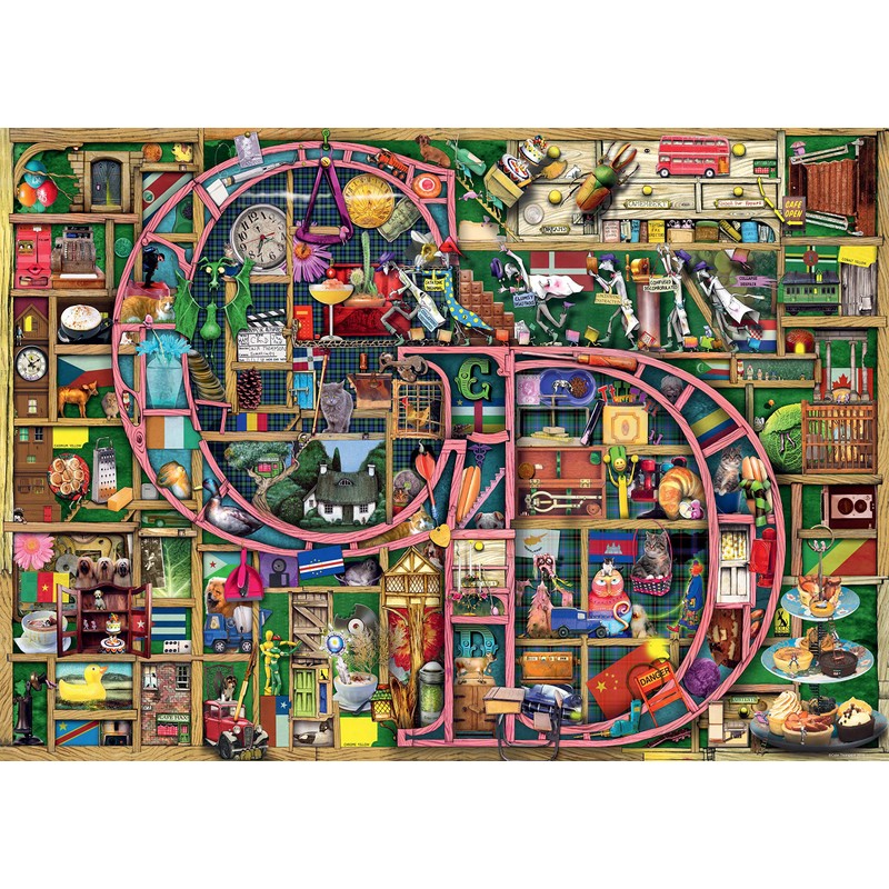 Ravensburger Colin Thompson - Awesome Alphabet C & D 1000