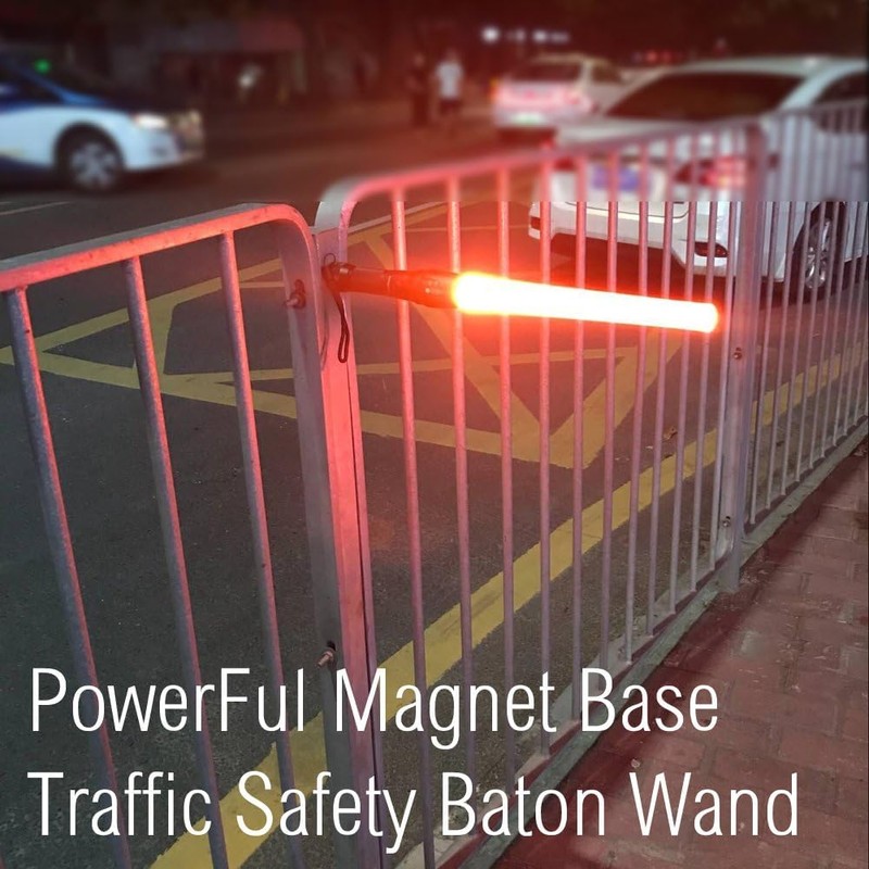JowBeam 16 inch Traffic Wand Small Orange LED Safety Signal