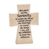 Roman Serenity Cross, 4.25-inch Height, Resin, Stone Mix, Home, Decor