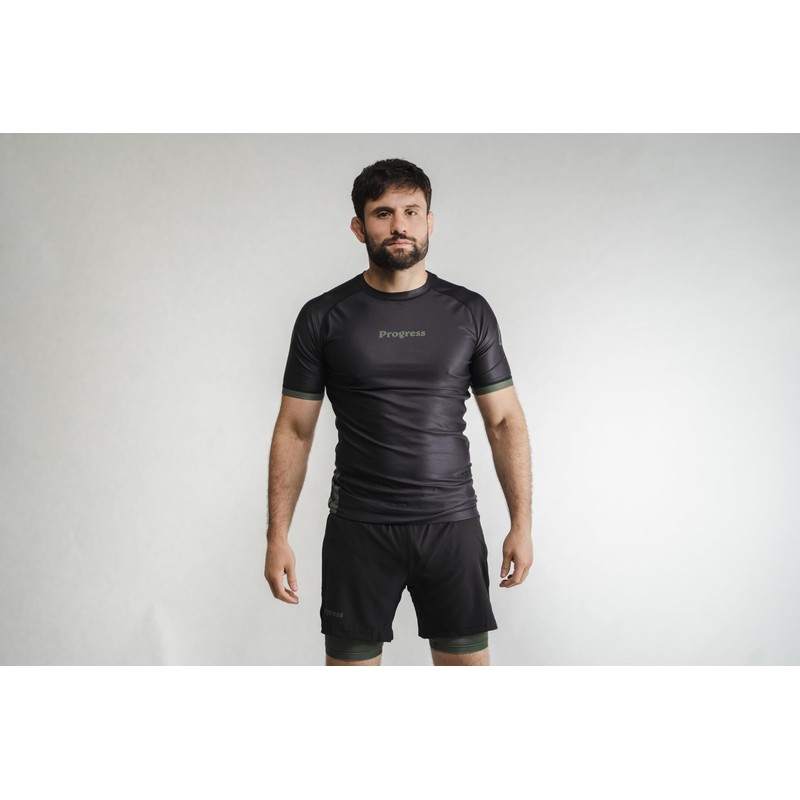 Progress Jiu Jitsu Academy+ Short SleeveRashguard | Flexible and Durable