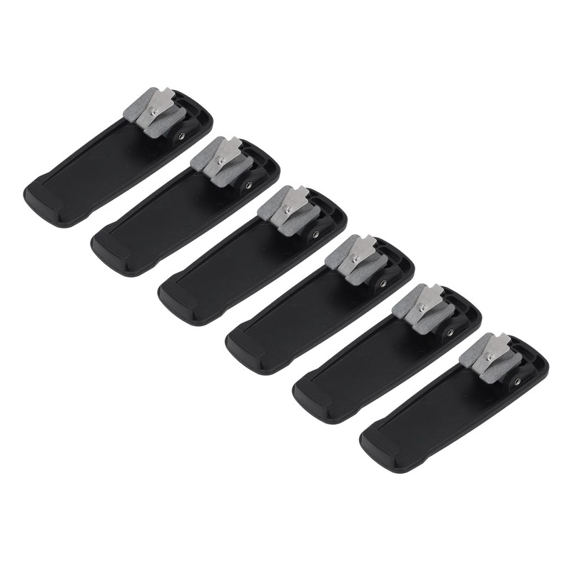 6Pcs Walkie Talkie Belt Clip Portable Sturdy Easy Installation Radio