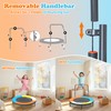 3FT Toddler Trampoline with Adjustable Handlebar, 36" Foldable & Spring-Free,