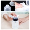 Biutee 200ml Empty Pump Bottle Nail Cleaner Bottle Pump Dispenser