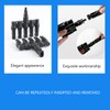 1 Pair Solar Panel Connector T Branch Cable Splitter Coupler