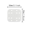 Humidifier Filter Pad ITROLLE 20PCS Square Style Nylon White Mineral