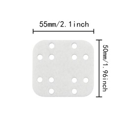 Humidifier Filter Pad ITROLLE 20PCS Square Style Nylon White Mineral Absorption Pads Replacement Descaling Pad for LEVOIT LV600HH Humidifier Mineral Filter Pad