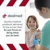 Dealmed Sheer Plastic Spot Bandages, Sterile with Non-Stick Pad, 7/8"