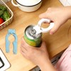 6-Pack Plastic Bottle Cap Opener, 3-in-1 Multi-Purpose Gripper Water Bottle