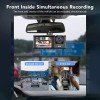 Dash Cam Frontal E Interior Grabadora De Conducción De