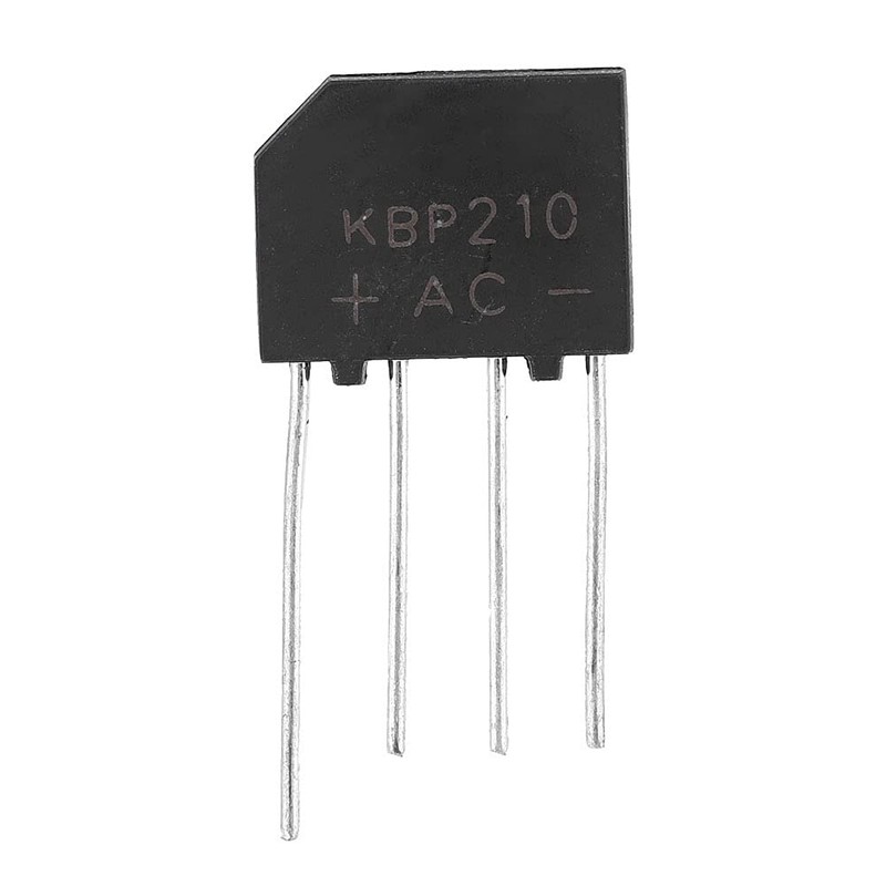 Diode Bridge, KBP210 Diode Bridge 2A 1000V Flat Bridge Rectifier,