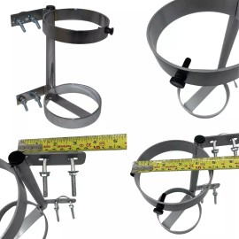 FWF Oxygen Holder for A Walker Holds 1 (D OR E Style) Cylinder Diameter
