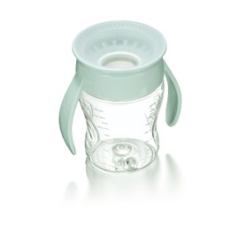 WOW CUP for Baby 360 Trainer Sippy Cup, 7 oz / 207 ml (Tranquil Green)