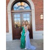 Miao Duo Sequin V Neck Prom Dresses 2024 with Slit