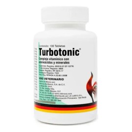 Vetinova Alimento Turbotonics 100 Tabletas Aves