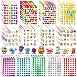 3938PCS Classroom Reward Stickers Bulk for Kids, Teacher Stickers Supplies for Student Motivational Encouraging Good Job Sticker for Kids Bulk