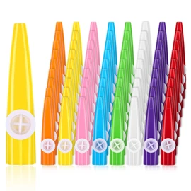 Amylove 72 Pcs Plastic Kazoo Bulk for Kids Adults Musical Instruments Kazoos for Party Favors birthday Gift Prize Lovers anniversary Christmas Classrooms Musical 8 Colors