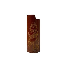Wood Laser Etched Lighter Case Cover Holder Fits Bic Lighters
