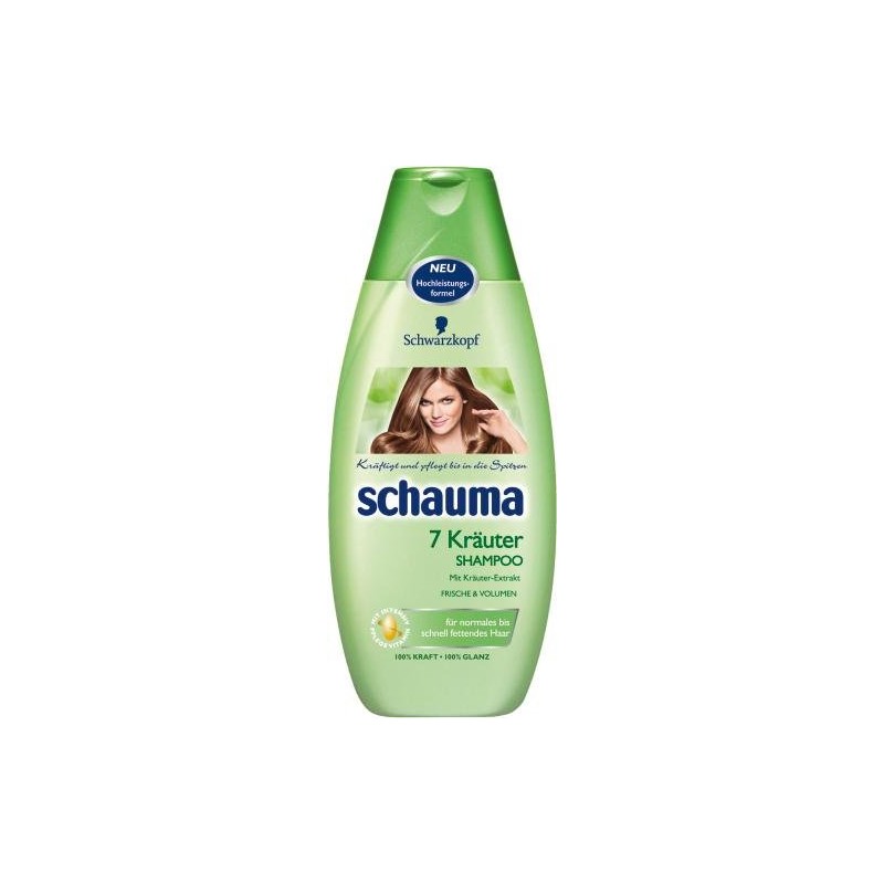 Schauma SHAMPOO 7 Herbs, 400 ml (2 x 400 ml)