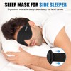 WellSync Sleep Eye Mask for Men Women,Zero Pressure 3D Blackout