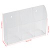 KIMISS Remote Control Holder Remote Control Housing Transparent Acrylic Acrylic