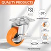 2 Inch Caster Wheels, Casters Set of 16,Heavy Duty Caster