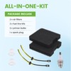 Aylux 2 Pack of 145BT Air Filter Fuel Line Tune