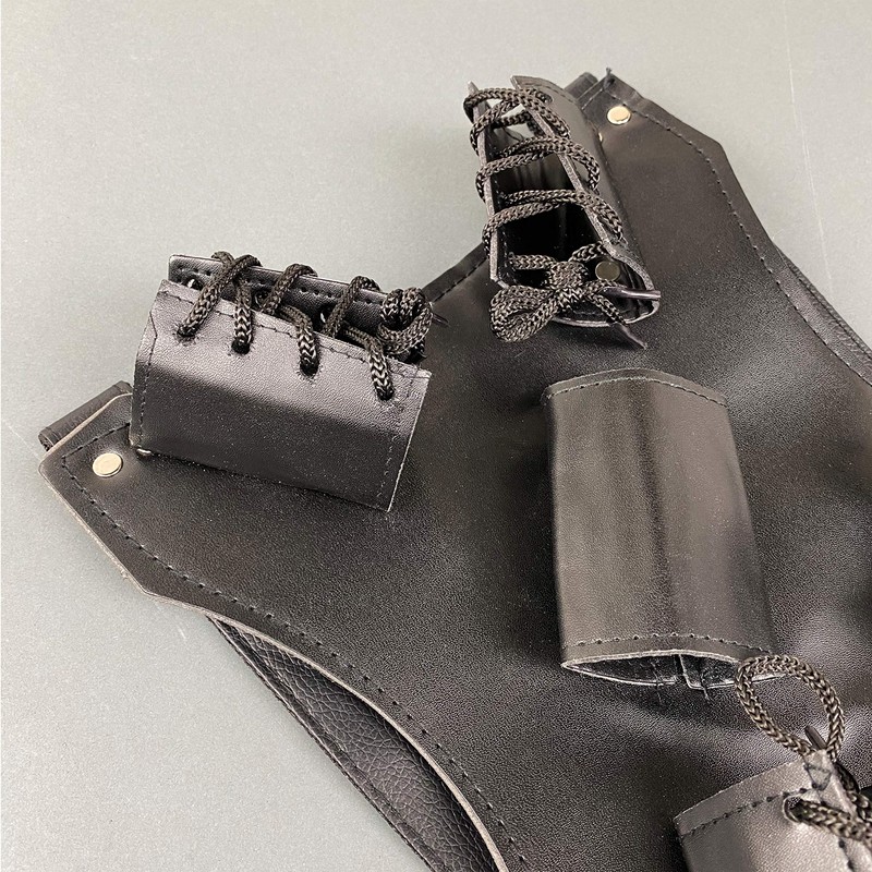 PS 9 1/2" x 10" Black Back Carry Sword Frog