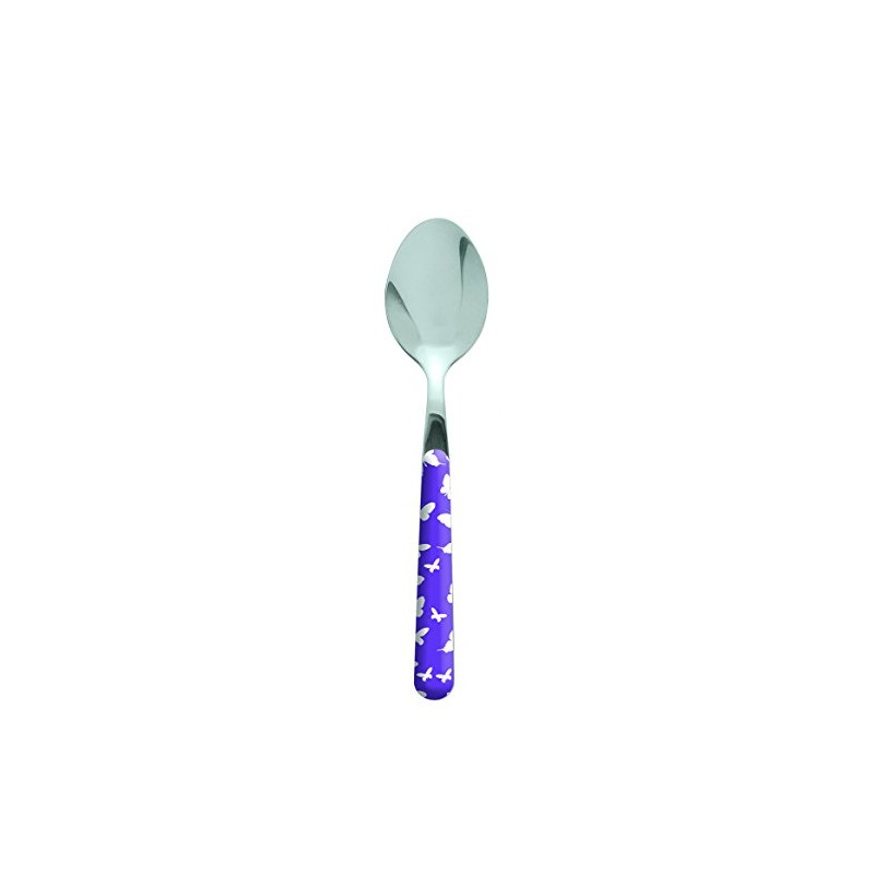 Excelsa Enjoy Cucchiaio Farfalla, Acciaio Inossidabile, Lilla, 19x3x1.8 cm