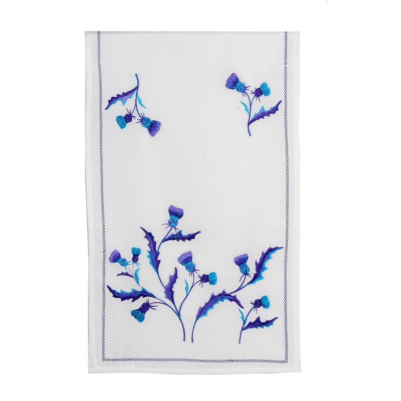 Justina Claire Table Runner (Large) in a Scottish Thistle Bute