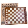 Regal Games Luxury Checkers Board Game for Adults & Kids