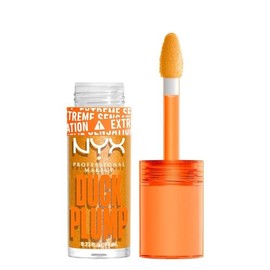 NYX Professional Makeup Duck Plump Gloss Voluminizador Brillo Labial Para Volumen Extremo al Instante, Pigmentación Intensa y Larga Duración, Tono Anaranjado