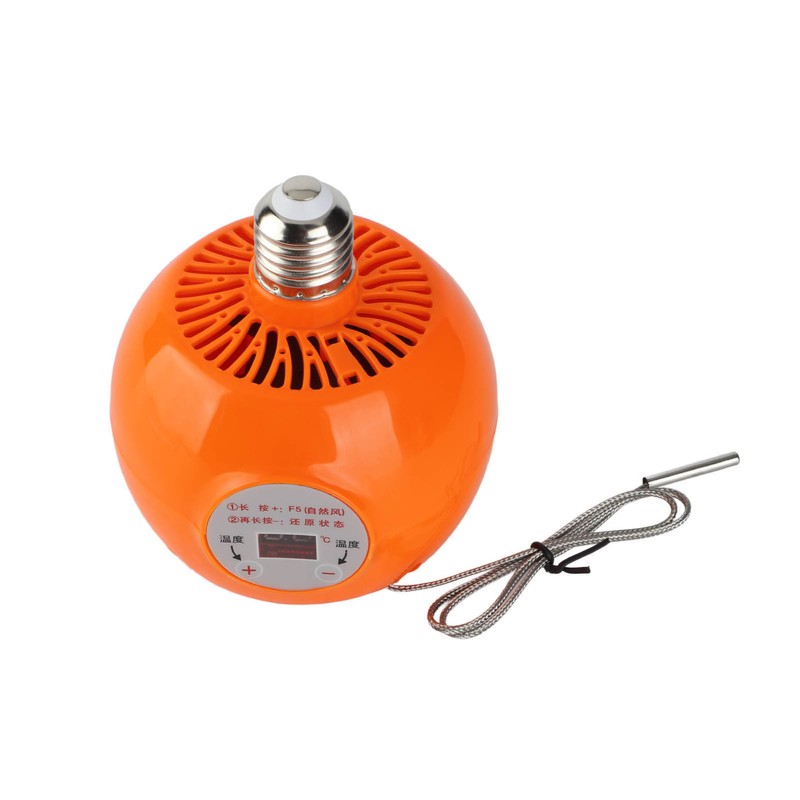 E27 Heating Lamp Auto Constant Temp Adjustable Poultry Heater Lamp
