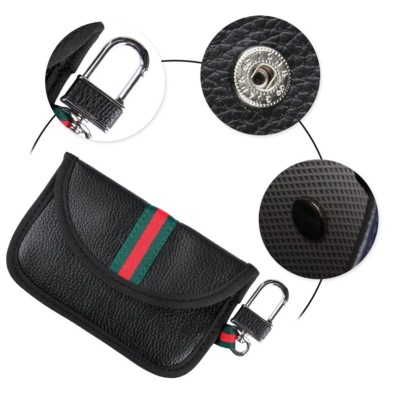 Rumyve Car Key Signal Blocking Bag,Car Key Signal Blocker Pouch,RFID