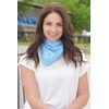 styleBREAKER 01016201 Women's Triangular Scarf Cotton with Floral Pattern, Multifunctional